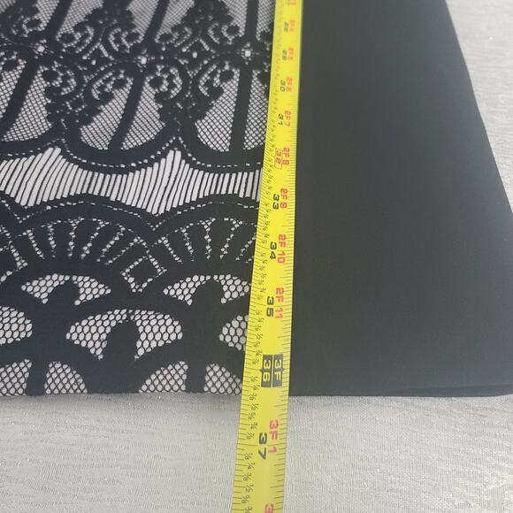 RN studio lace detail gothic vibes black dress Size 4 Office dark feminine event - Picture 4 of 8